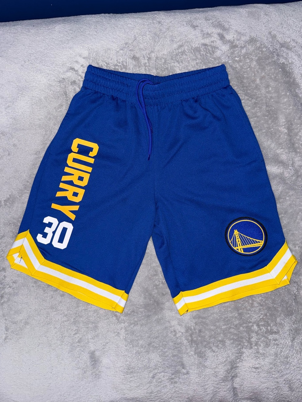 Mens NBA Golden State Warriors Stephen Curry Basketball Athletic Shorts